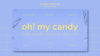 Banner Design For Candy Shop Template Psd