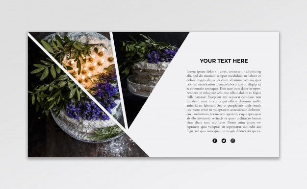 Banner Mockup With Image Psd