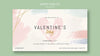 Banner Template Invitation For Valentine'S Day Psd