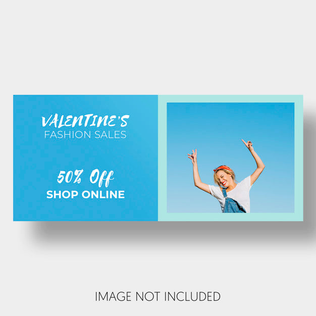 Banner Template Sales Valentine'S Day Psd