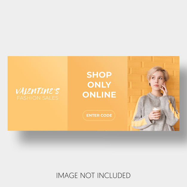 Banner Template Sales Valentine'S Day Psd