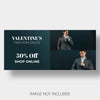 Banner Template Sales Valentine'S Day Psd