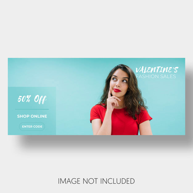 Banner Template Sales Valentine'S Day Psd
