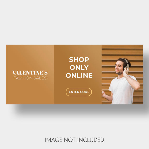 Banner Template Sales Valentine'S Day Psd