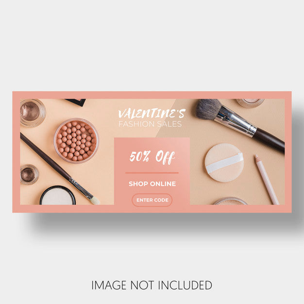 Banner Template Sales Valentine'S Day Psd