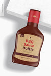 Barbecue Sauce Bottle Mockup Psd