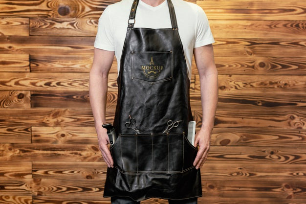 Barber Shop Mock-Up Arrangement Psd