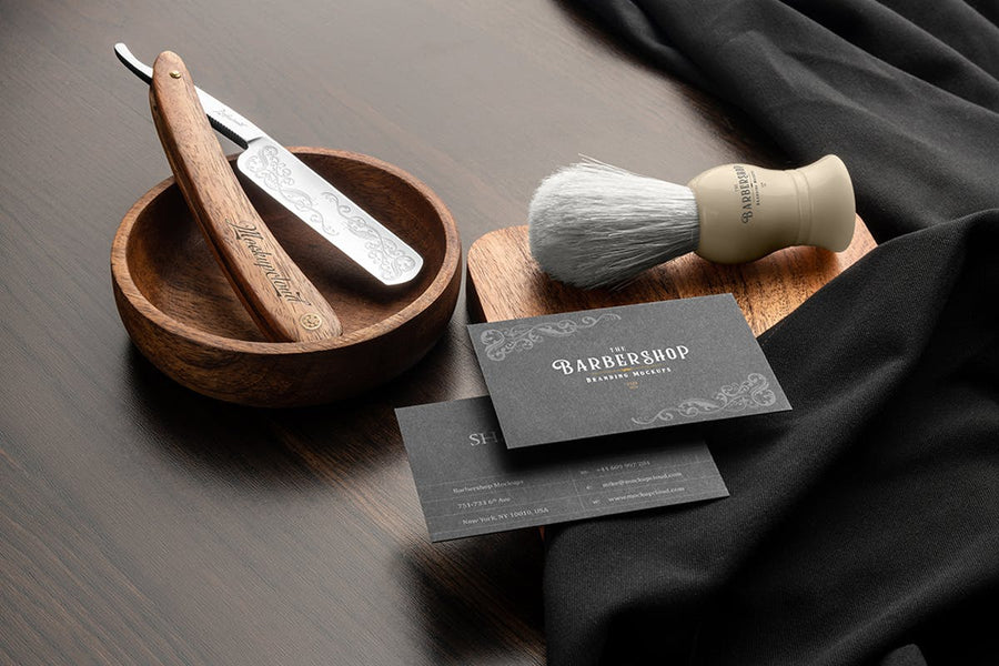 Barbershop Branding Mockup