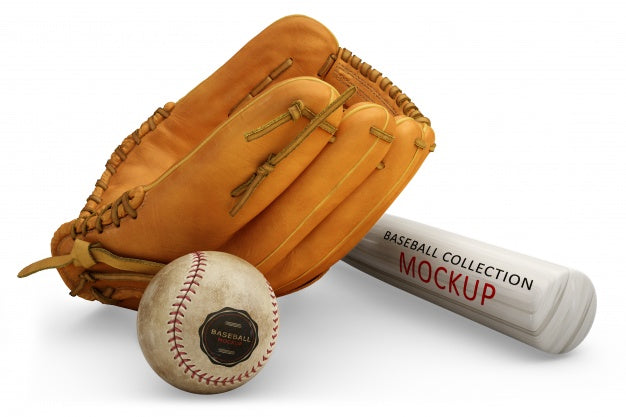 Baseball Equipment Design Psd