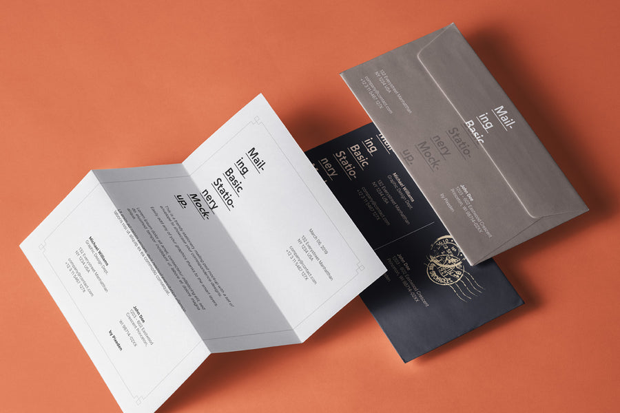 Basic Mailing Stationery Mockup
