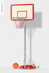 Basketball Hoop Mockup, Right View Psd