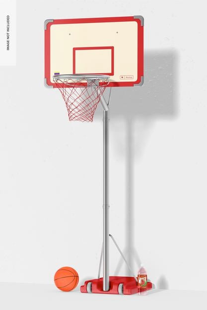 Basketball Hoop Mockup, Right View Psd