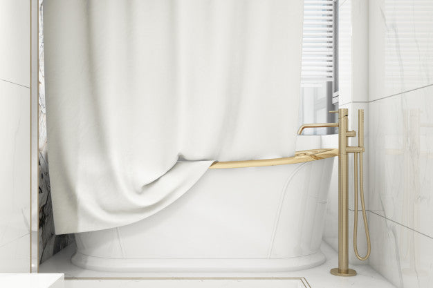 Bath Curtain Mockup Psd