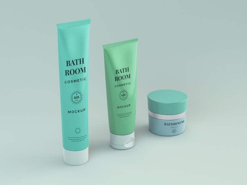 Bathroom Cosmetic Mockup