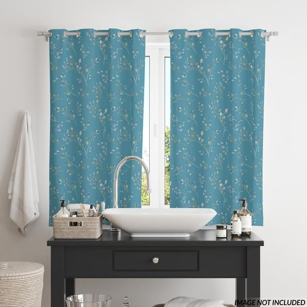 Bathroom Window Curtains Psd
