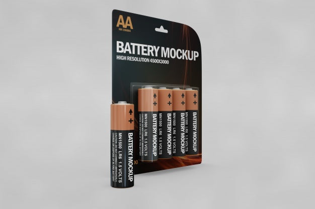 Battery Mockup Psd