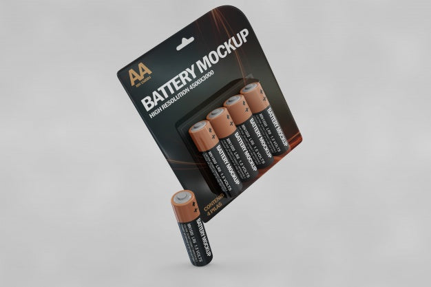 Battery Mockup Psd