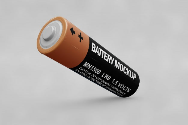 Battery Mockup Psd