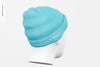 Beanie With Head Mockup Back View Psd