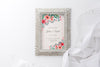 Beautiful Arrangement Of Wedding Elements With Frame Mock-Up Psd