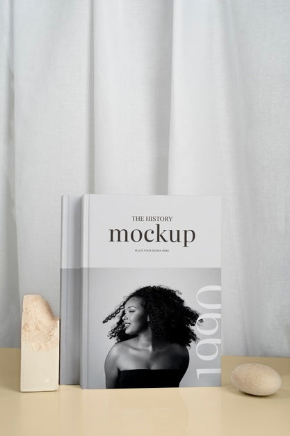Beautiful Book Cover Mockup Psd