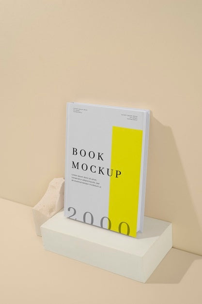 Beautiful Book Cover Mockup Psd