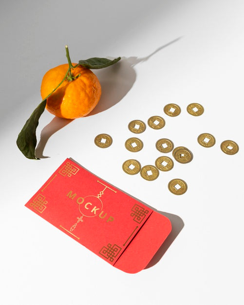 Beautiful Chinese New Year Concept Mock-Up Psd