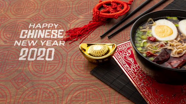 Beautiful Chinese New Year Concept Psd