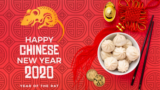 Beautiful Chinese New Year Concept Psd