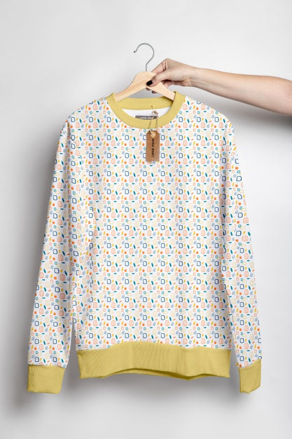 Beautiful Colorful Shirt Concept Mock-Up Psd