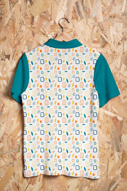 Beautiful Colorful Shirt Concept Mock-Up Psd