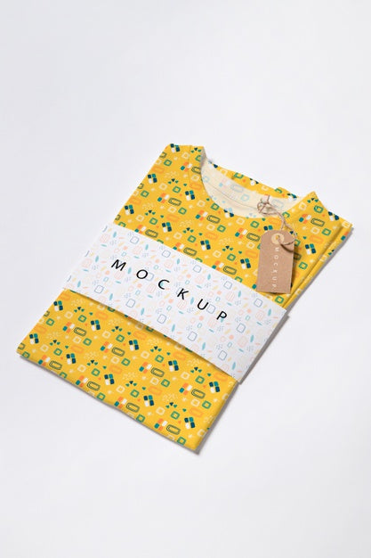 Beautiful Colorful Shirt Concept Mock-Up Psd