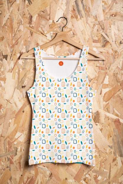 Beautiful Colorful Shirt Concept Mock-Up Psd