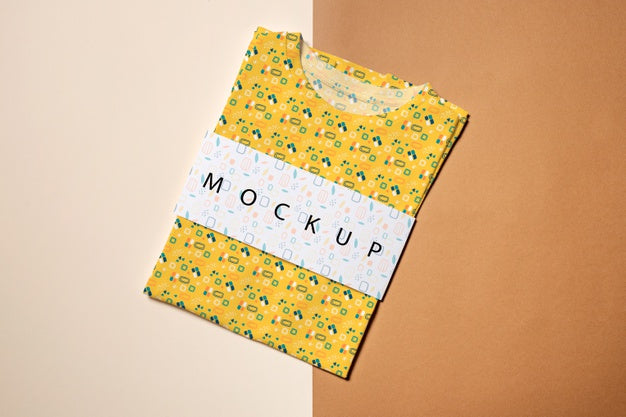Beautiful Colorful Shirt Concept Mock-Up Psd