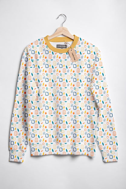 Beautiful Colorful Shirt Concept Mock-Up Psd