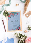Beautiful Composition Of Wedding Elements With Invitation Mock-Up Psd
