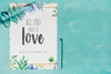 Beautiful Cover Mockup With Floral Decoration Psd