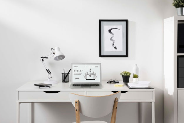 Beautiful Desk Concept Mock-Up Psd