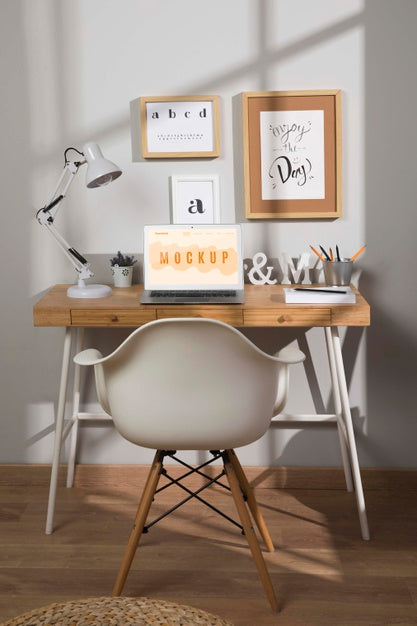 Beautiful Desk Concept Mock-Up Psd