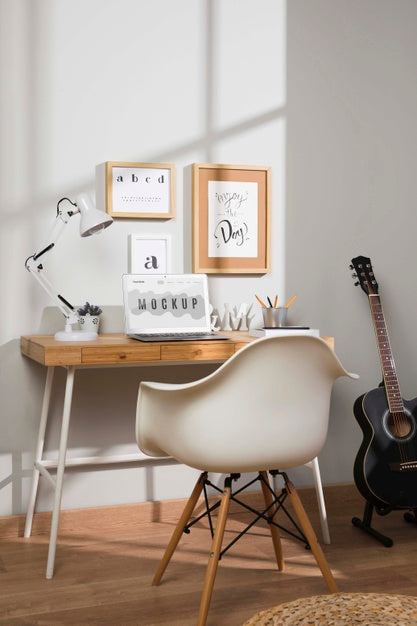 Beautiful Desk Concept Mock-Up Psd