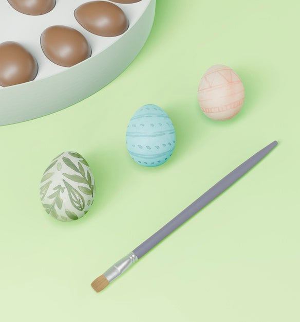 Beautiful Easter Concept Mock-Up Psd