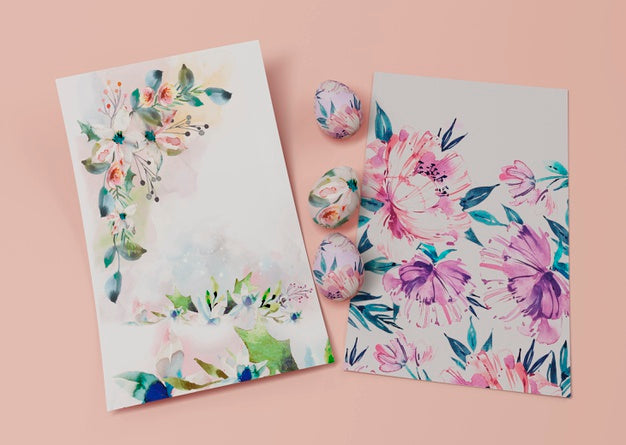 Beautiful Easter Concept Mock-Up Psd