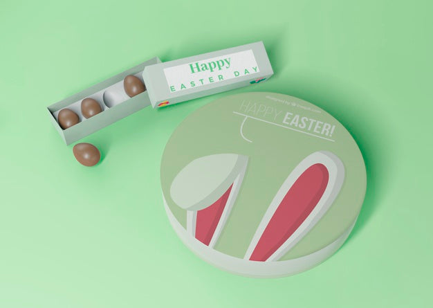 Beautiful Easter Concept Mock-Up Psd
