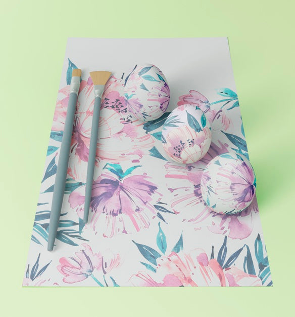 Beautiful Easter Concept Mock-Up Psd