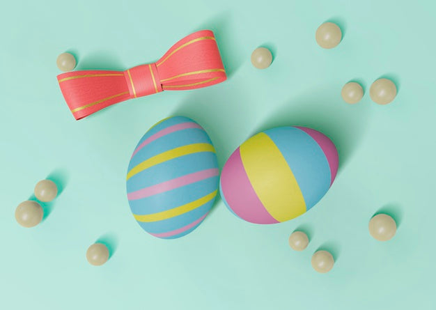 Beautiful Easter Concept Mock-Up Psd