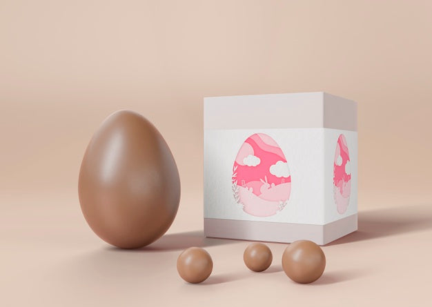 Beautiful Easter Concept Mock-Up Psd