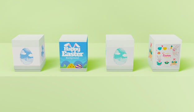 Beautiful Easter Concept Mock-Up Psd