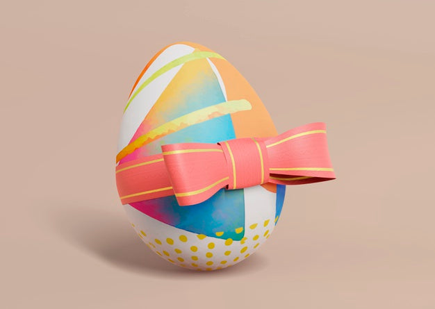 Beautiful Easter Concept Mock-Up Psd