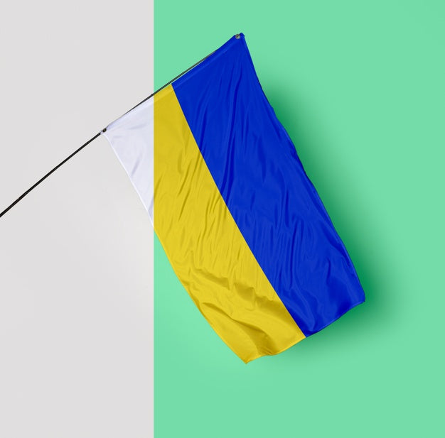 Beautiful Flag Concept Mock-Up Psd