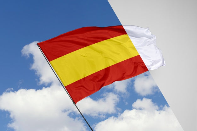 Beautiful Flag Concept Mock-Up Psd